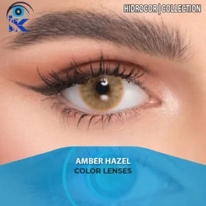 Hidrocor Amber Hazel contact lenses in Pakistan – Natural hazel shade – ISK Lenses