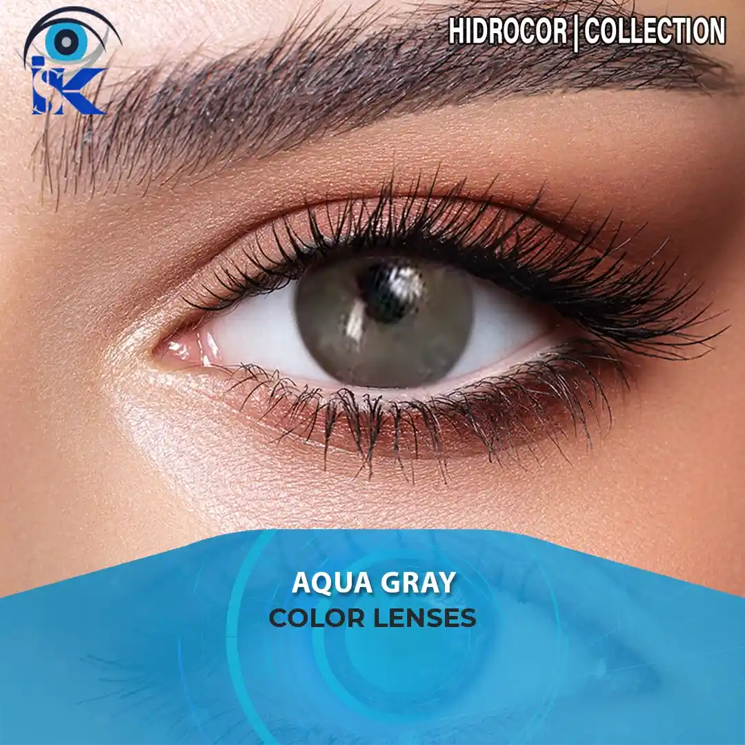 Aqua Gray contact lenses in Pakistan – Cool aqua gray shade – ISK Lenses