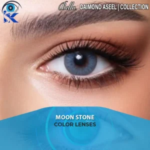 Bella Diamond Aseel Moon Stone Contact Lenses in Pakistan – Soft Elegant Gray Eyes by ISK Lenses