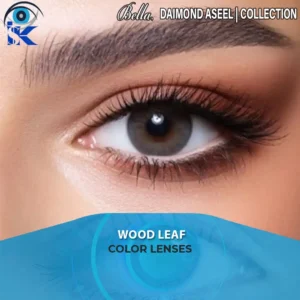 Bella Diamond Aseel Wood Leaf Contact Lenses in Pakistan – Natural Green Brown Eyes by ISK Lenses
