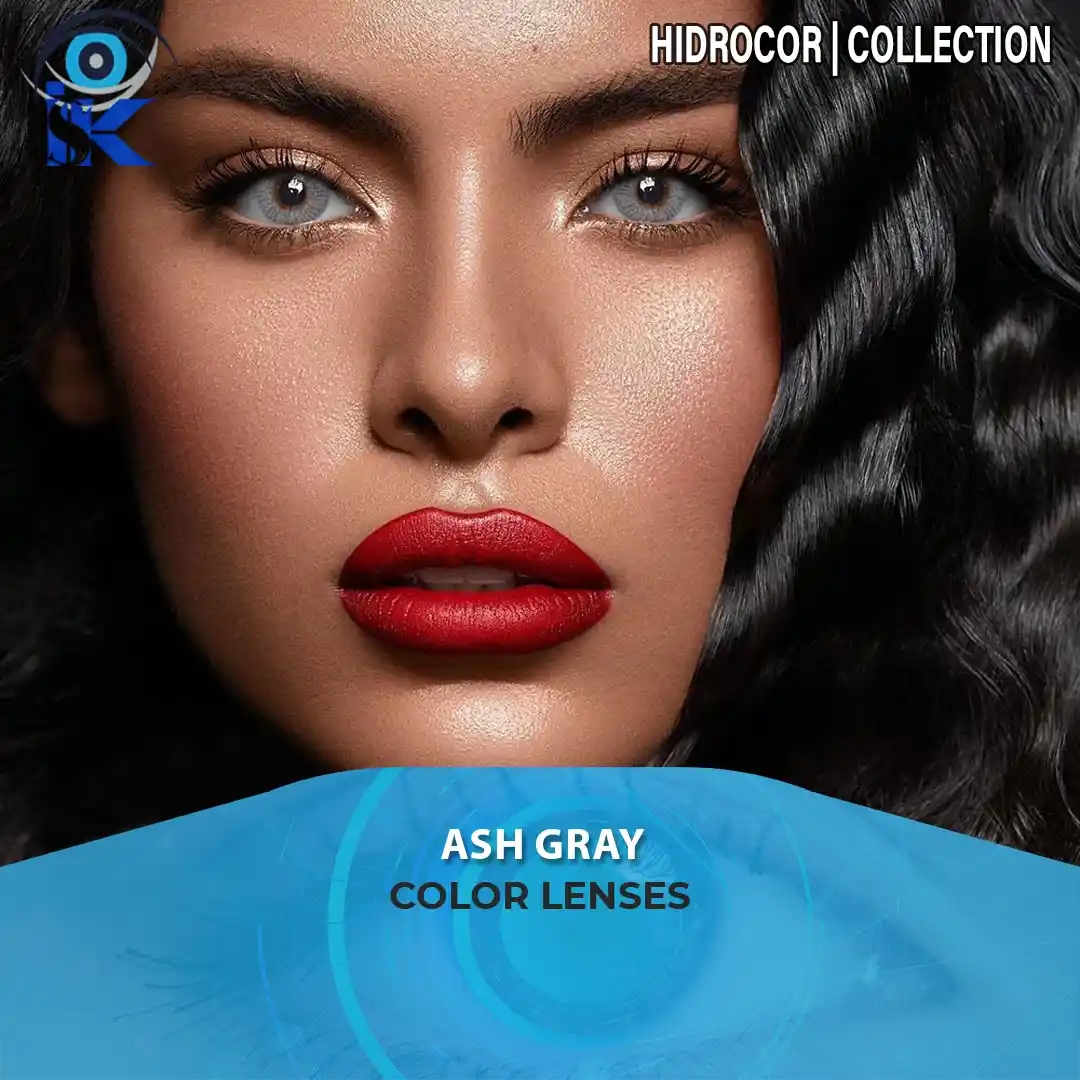 Ash Gray contact lenses in Pakistan – Soft smoky gray shade – ISK Lenses