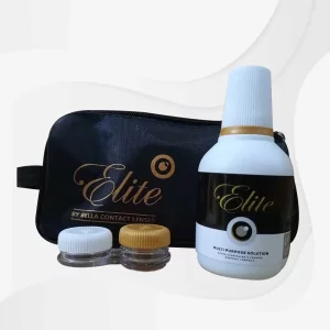 Bella Lens Solution 120ml for contact lens cleaning.