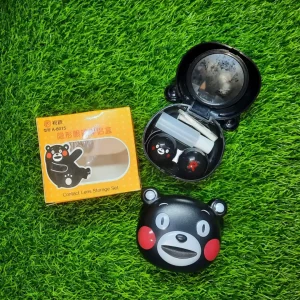 Black bear design lens travel kit