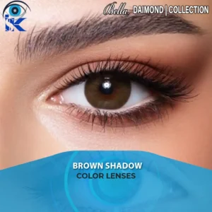 Bella Diamond Brown Shadow Contact Lenses in Pakistan – Natural Brown Eye Look by ISK Lenses