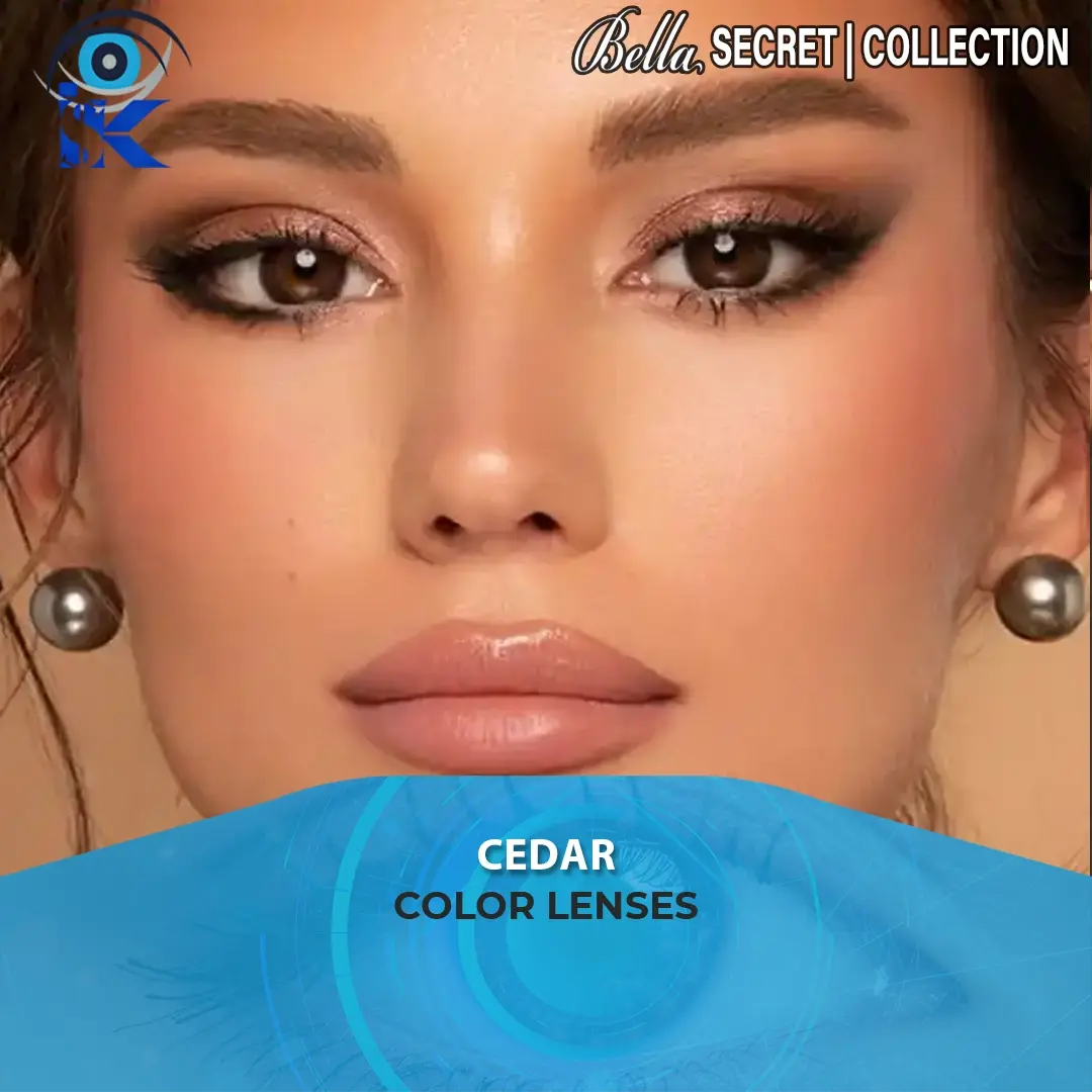 Bella Cedar contact lenses in Pakistan – Original cedar brown shade – ISK Lenses