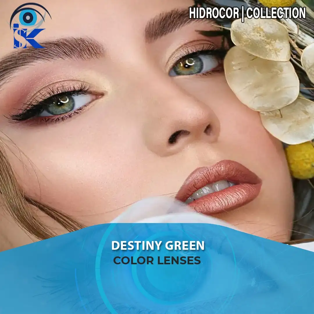 Destiny Green contact lenses in Pakistan – Soft green shade – ISK Lenses
