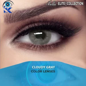 Bella Elite Cloudy Gray Contact Lenses in Pakistan – Natural Soft Gray Eyes by ISK Lenses