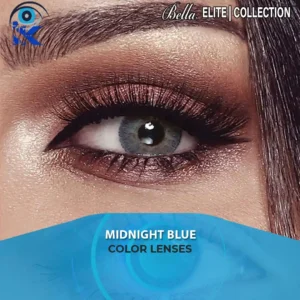Bella Elite Midnight Blue Contact Lenses in Pakistan – Deep Ocean Blue Eyes by ISK Lenses