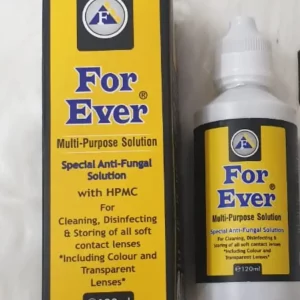 Forever Lens Solution 120ml disinfecting and cleaning solution.