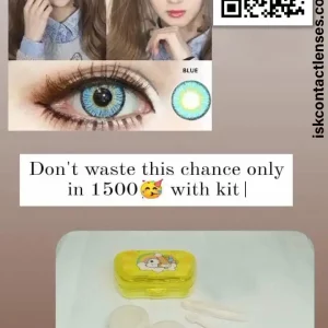 Fancy blue contact lens – bright blue eye lenses