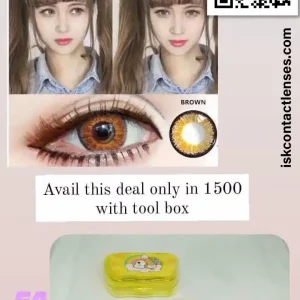 Fancy brown contact lens – natural brown eye lenses