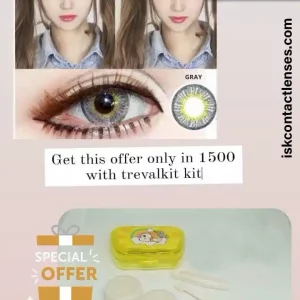 Fancy gray contact lens – trendy gray colored lenses