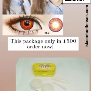 Fancy red contact lens – bold red eye lenses