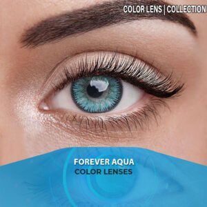 Forever Aqua contact lens – aqua greenish-blue lenses