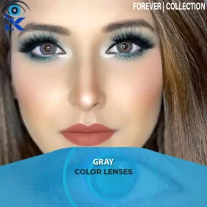 Forever Gray Contact Lenses in Pakistan – Soft Smoky Gray Eyes by ISK Lenses