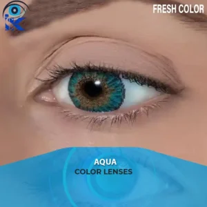 Fresh Color Aqua Contact Lenses in Pakistan – Natural Soft Blue Eyes by ISK Lenses