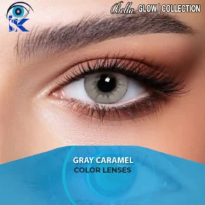 Bella Glow Gray Caramel Contact Lenses in Pakistan – Stunning Gray Brown Eyes by ISK Lenses