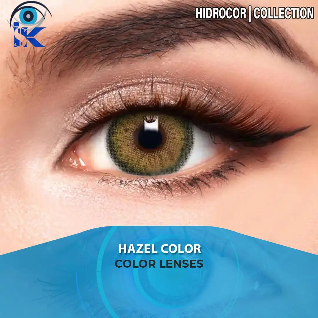 Hazel color lens in Pakistan – Natural hazel brown green shade – ISK Lenses