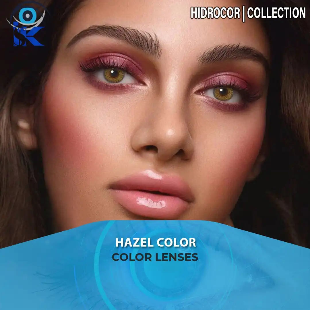 Hazel color lens in Pakistan – Natural hazel brown green shade – ISK Lenses