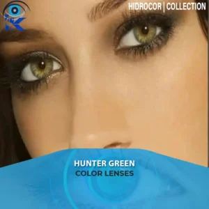 Hidrocor Hunter Green Contact Lenses in Pakistan – Deep Forest Green Eye Shade by ISK Lenses