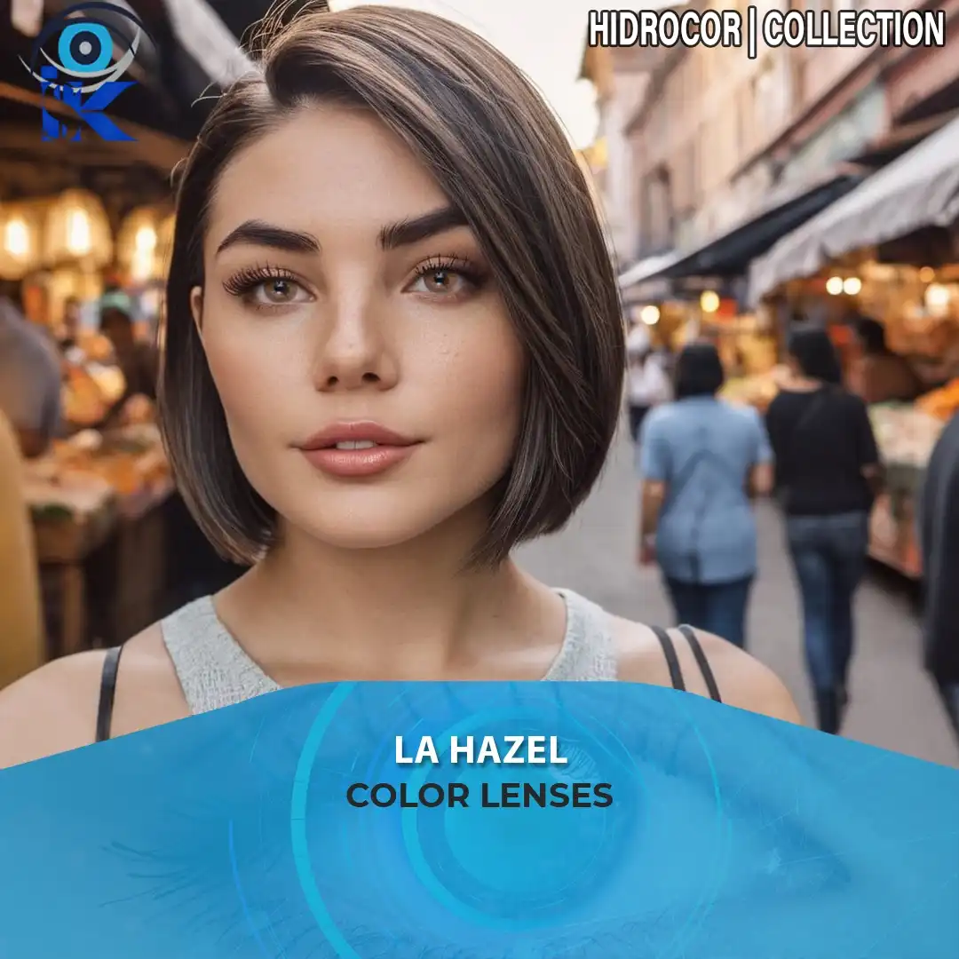 Hidrocor La Hazel Contact Lenses in Pakistan – Soft Light Brown Eye Shade by ISK Lenses