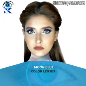 Hidrocor Moon Blue Contact Lenses in Pakistan – Natural Blue Eyes by ISK Lenses