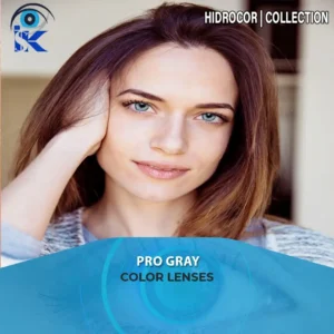 Hidrocor Pro Gray Contact Lenses in Pakistan – Elegant Silver Gray Eyes by ISK Lenses