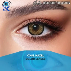 Bella Highlight Cool Hazel Contact Lenses in Pakistan – Frosted Hazel Eyes with Soft Limbal Ring by ISK Lenses