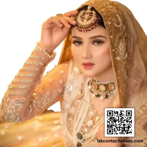 Icy Hazel contact lens – cool hazel eye color