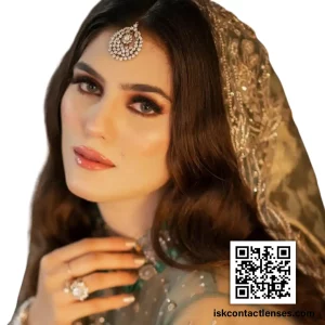 Luminous Gray contact lens – glowing gray eyes