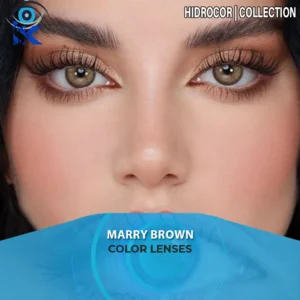 Marry Brown contact lenses in Pakistan – Best soft romantic brown shade – ISK Lenses