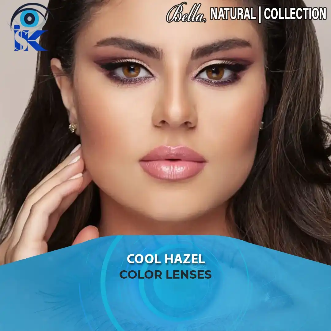 Bella Natural Cool Hazel Contact Lenses in Pakistan – Soft Hazel Eyes with Natural Blend by ISK Lenses