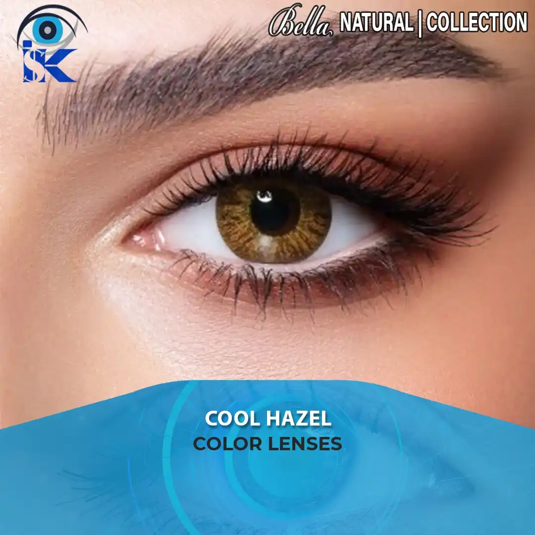 Bella Natural Cool Hazel Contact Lenses in Pakistan – Soft Hazel Eyes with Natural Blend by ISK Lenses