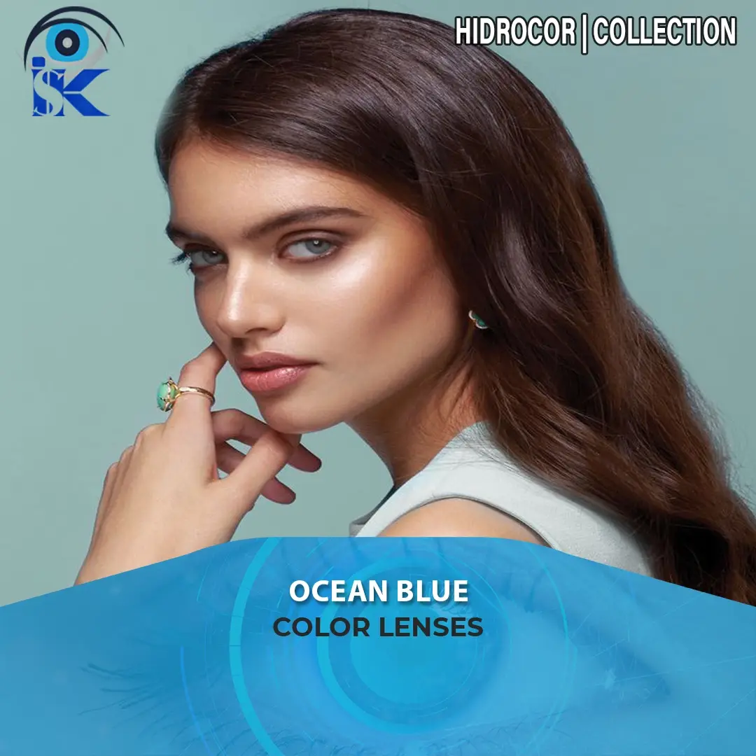 Ocean Blue contact lenses in Pakistan – Deep ocean blue shade – ISK Lenses