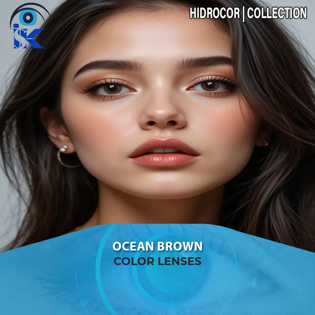 Ocean Brown contact lenses in Pakistan – Warm ocean brown shade – ISK Lenses
