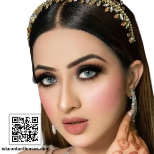 Queen Blue contact lens – royal blue eyes