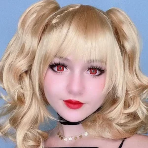 Red Colour Halloween Lens – bold red scary contacts