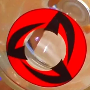 Red Halloween Lens – bright red scary contacts