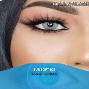Sunsoft Ice contact lens – cool icy gray lenses