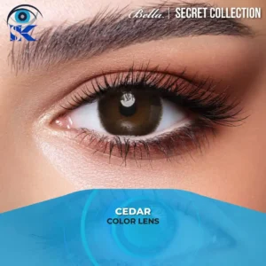 Bella Cedar contact lenses in Pakistan – Original cedar brown shade – ISK Lenses