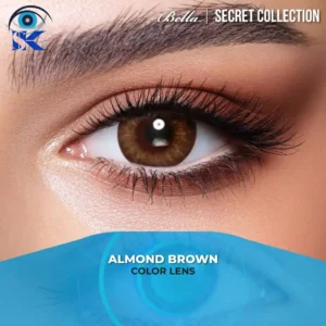 Bella Almond Brown contact lenses in Pakistan – Premium almond brown shade – ISK Lenses