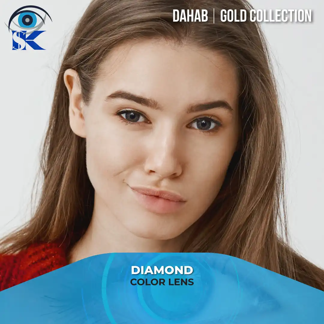Dahab Diamond contact lenses Pakistan crystal effect eyes