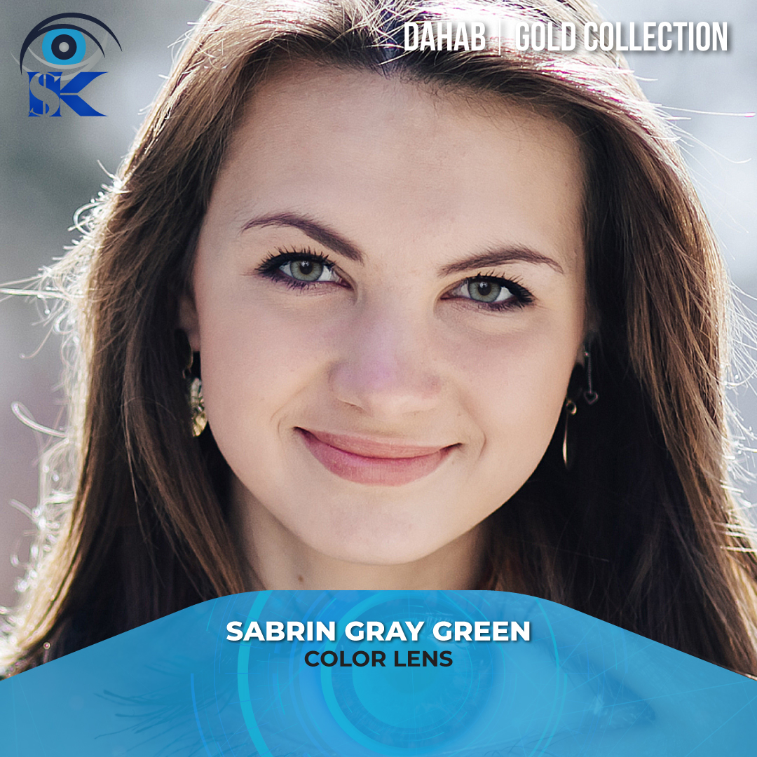 Dahab Sabrin Gray Green Contact Lens – ISK Lenses Pakistan