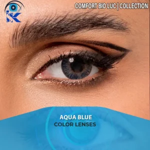 Bio Luc Aqua Blue natural contact lenses in Pakistan – soft aqua blue shade – ISK Lenses
