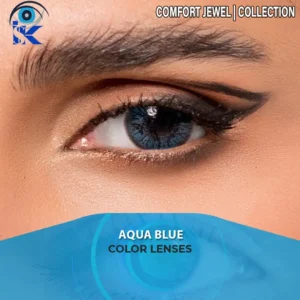 Jewel Aqua Blue contact lenses in Pakistan – fresh aqua blue shade – ISK Lenses