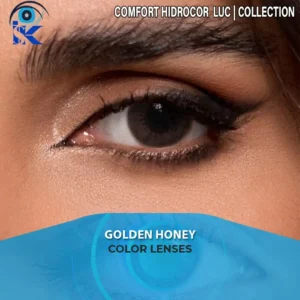 Hidrocor Golden Honey natural contact lenses in Pakistan – premium honey gold – ISK Lenses