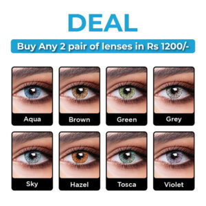 Buy Any 2 Pair Of Lenses in 1200 1Tone in Pakistan – ISK Lenses