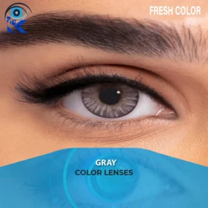 Fresh Color Gray Contact Lenses in Pakistan – Soft Natural Gray Eyes Look by ISK Lenses