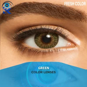 Fresh Color Green Contact Lenses in Pakistan – Natural Green Eyes by ISK Lenses