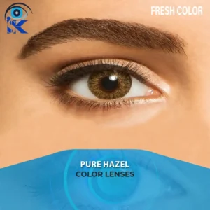 Fresh Color Pure Hazel Contact Lenses in Pakistan – Natural Brown Eyes by ISK Lenses